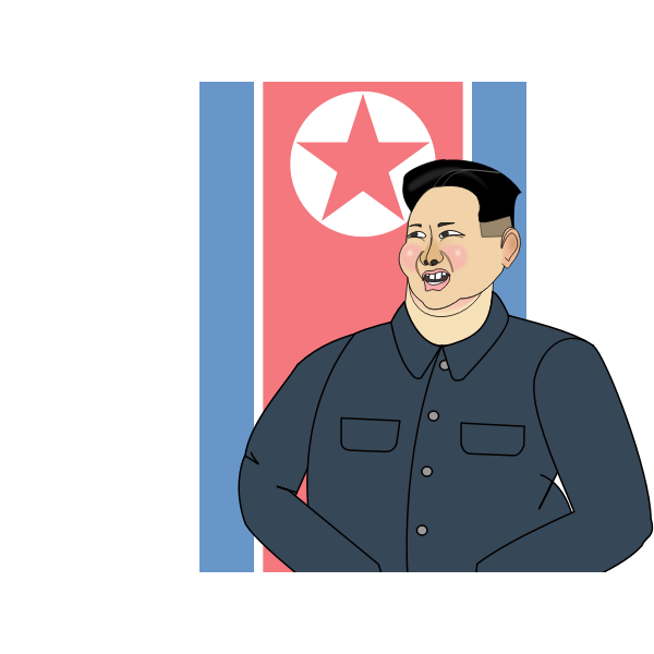 SVG The Supreme Leader Kim Jong-un - Rocket Man