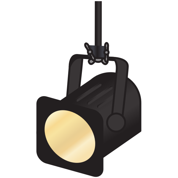 SVG Theater or studio spotlight