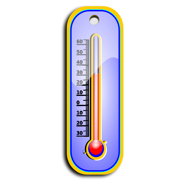 SVG Thermometer vector image