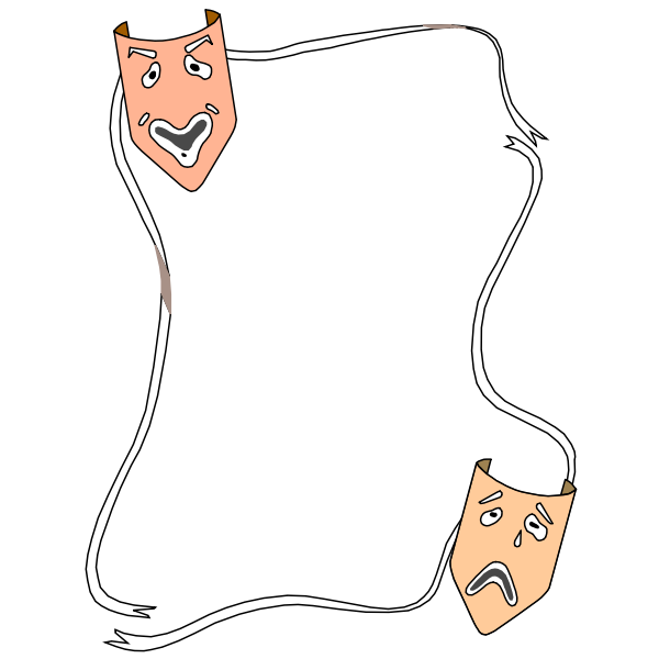 SVG thespian frame