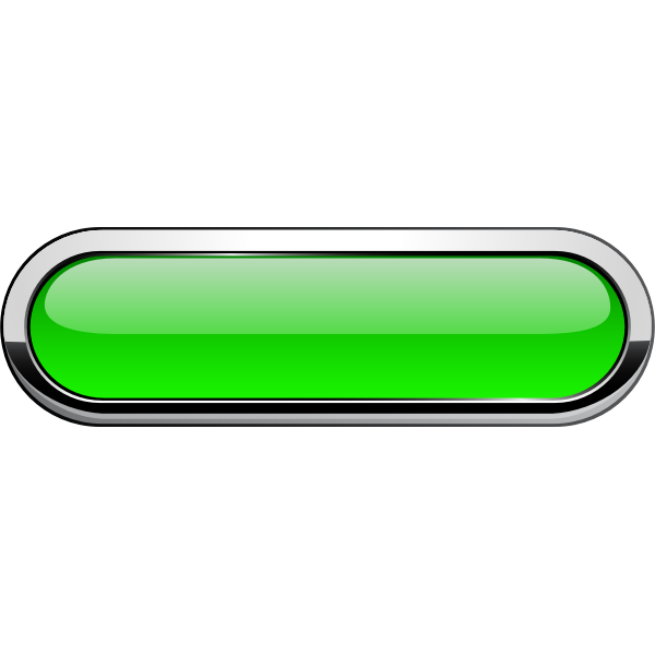 SVG Thick grayscale border green button vector image