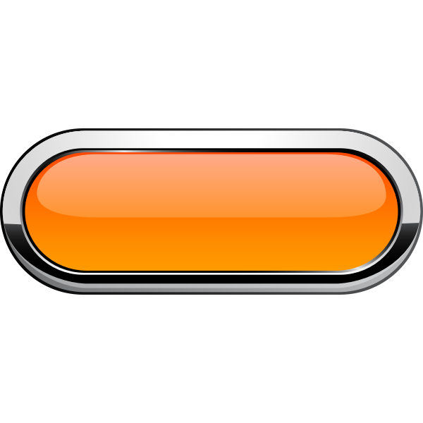 SVG Thick grayscale border orange button vector illustration