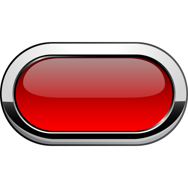 SVG Thick grayscale border red button vector graphics