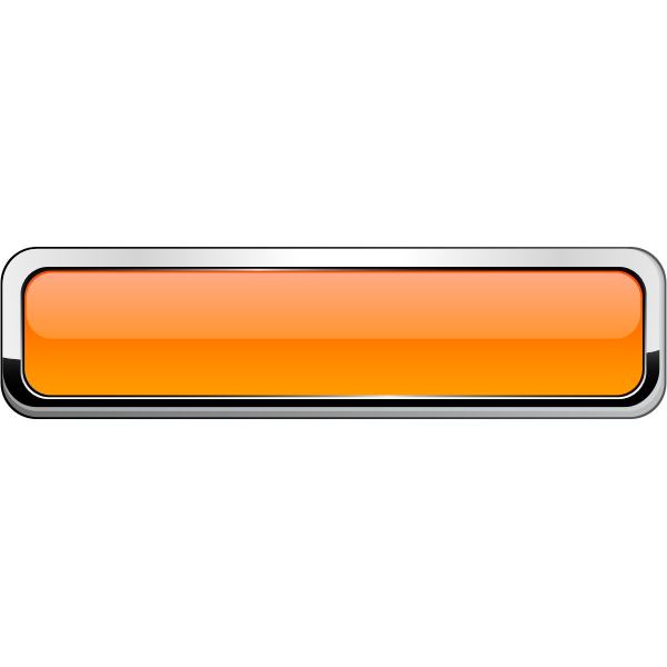 SVG Thick grayscale square border orange button vector drawing