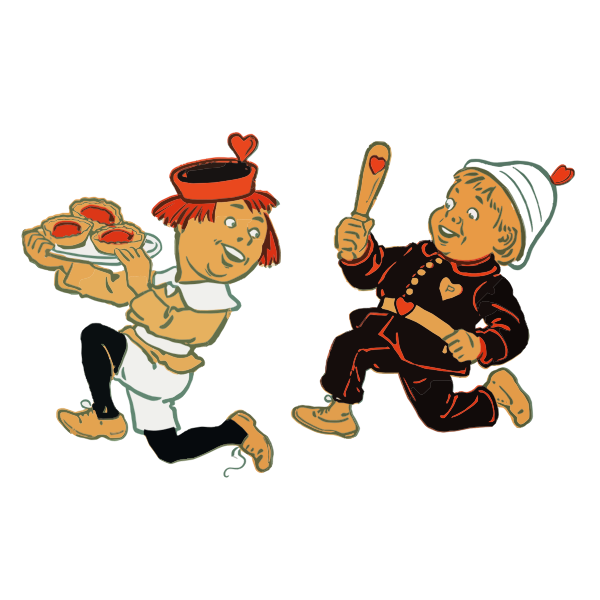 SVG Thief and policeman