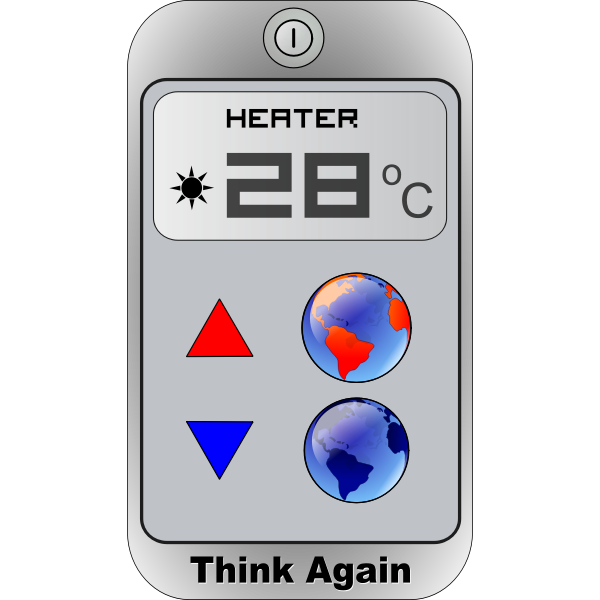 SVG Think Again Heater