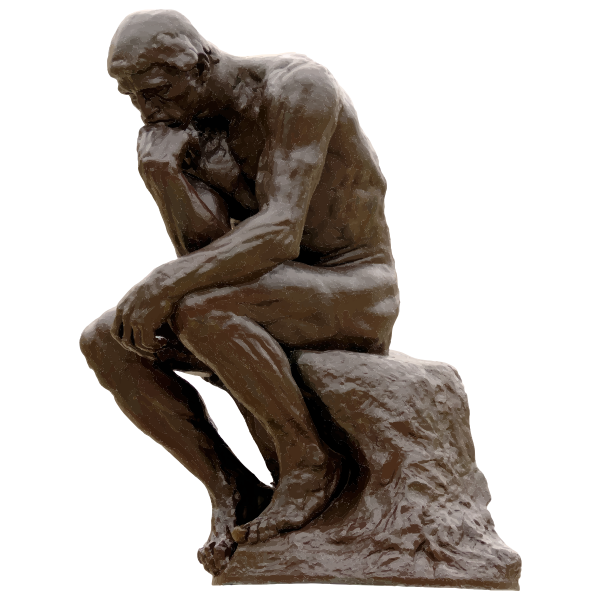 SVG Thinker monument