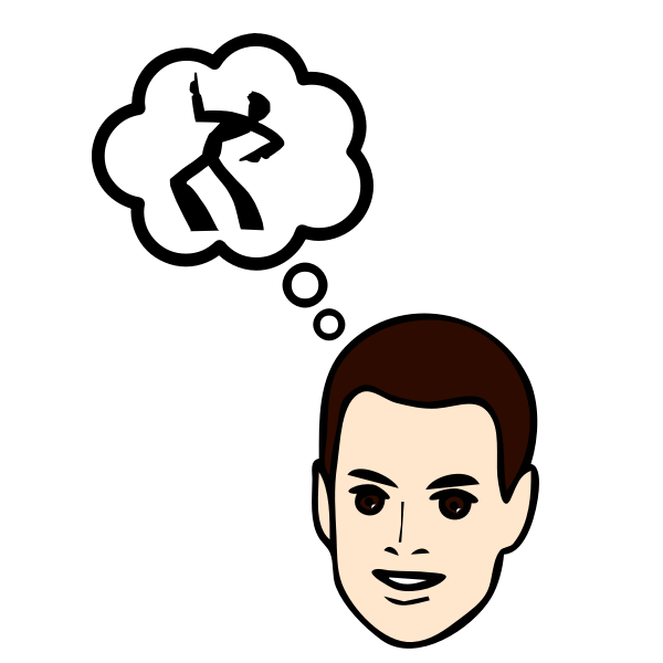 SVG Thinking about dancing