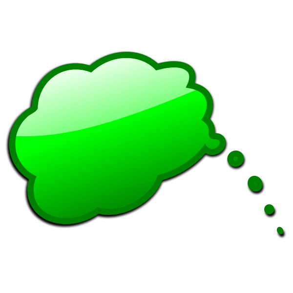 SVG Thinking cloud