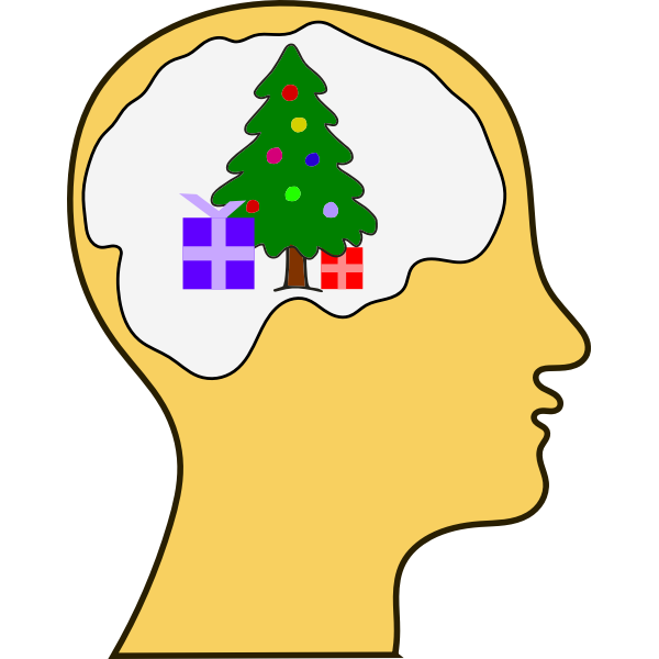 SVG Thinking of Christmas
