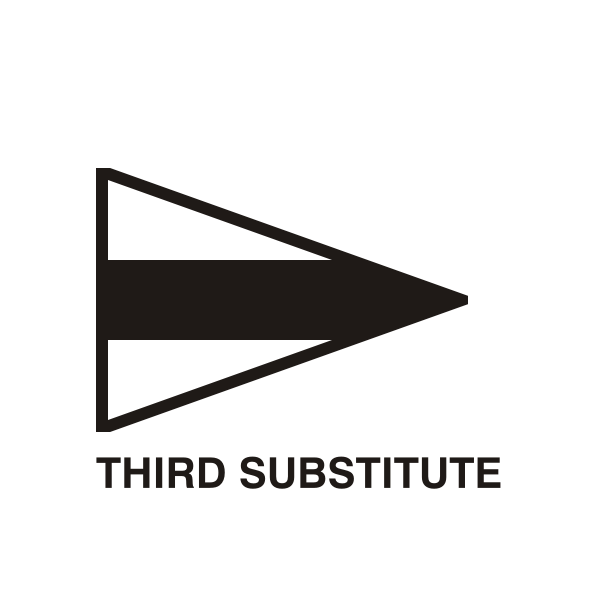 SVG Third substitute nautical flag