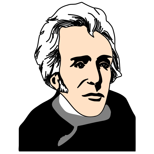 SVG Thomas Jefferson vector image