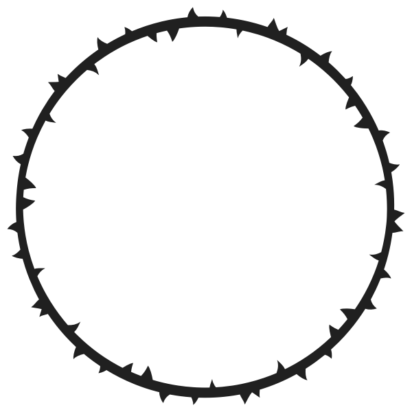 SVG Thorn crown