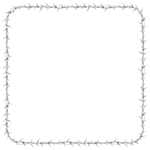SVG Thorns frame