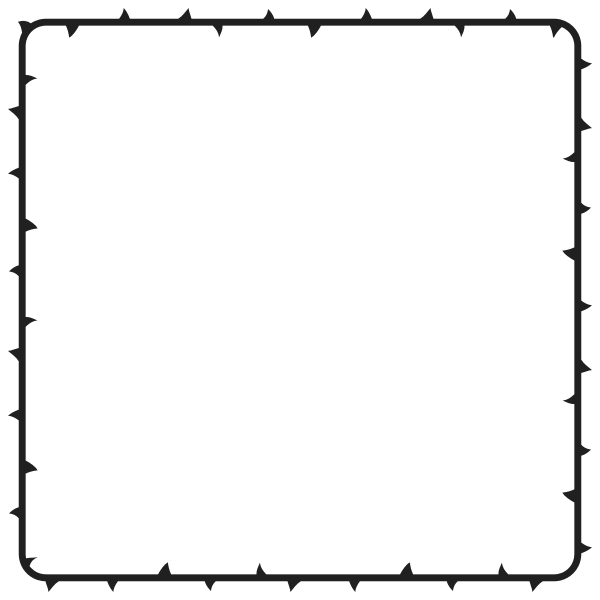 SVG Thorns frame image
