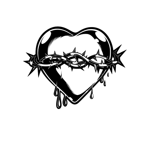 SVG Thorny heart