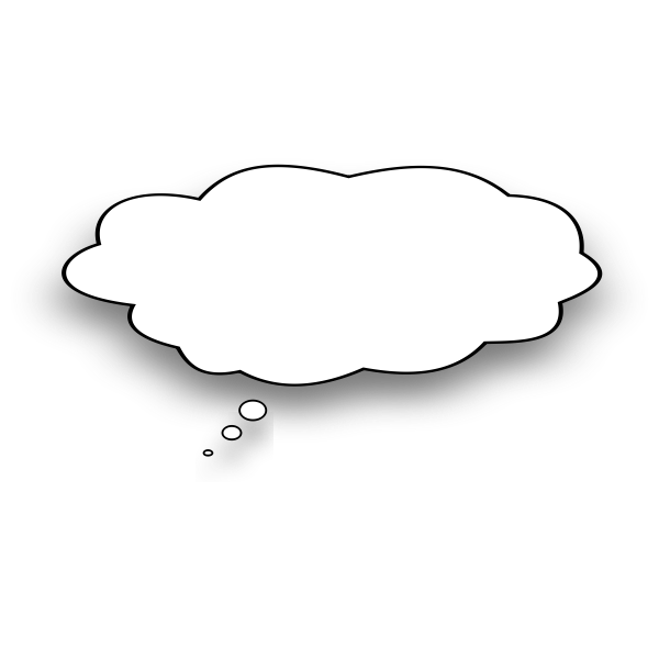 SVG Thought bubble