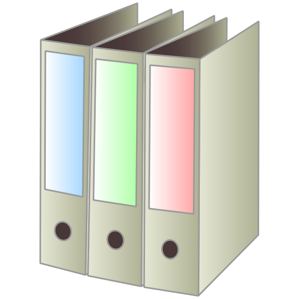 SVG Three binders