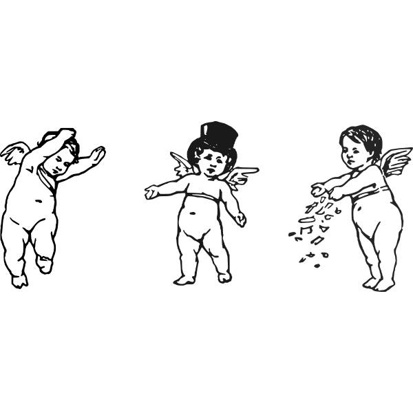 SVG Three cherubs