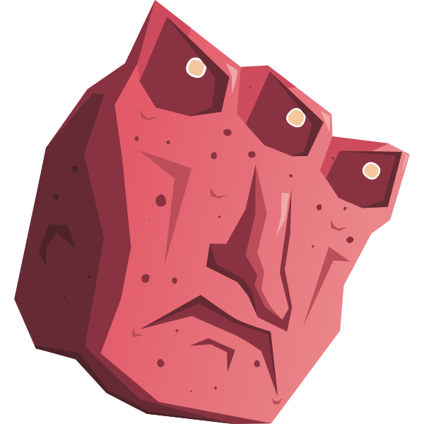 SVG Three-eyed monster