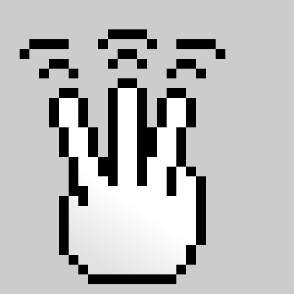SVG Three fingers for double tap