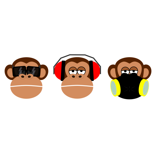SVG Three monkeys