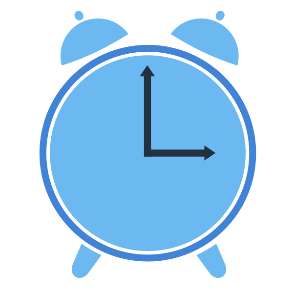 SVG Three o039clock on wall clock vector clip art