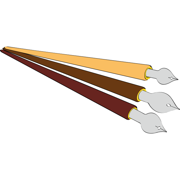 SVG Three pens