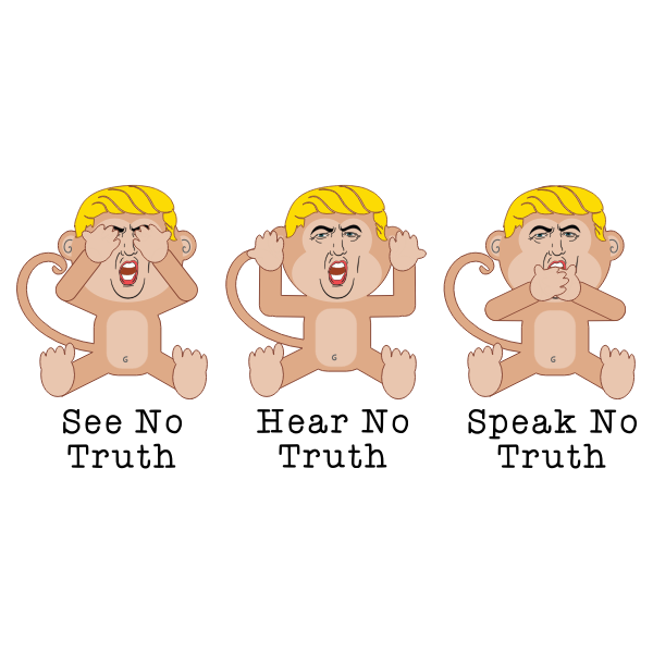 SVG Three Trump Monkeys
