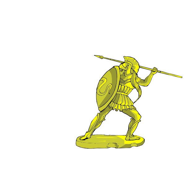SVG Throwing spear sculpture