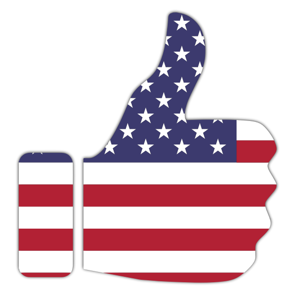 SVG Thumbs Up America