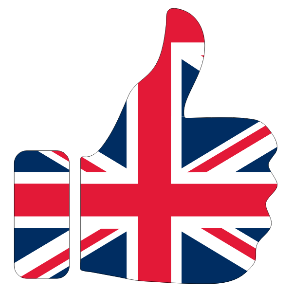 SVG Thumbs up Britain