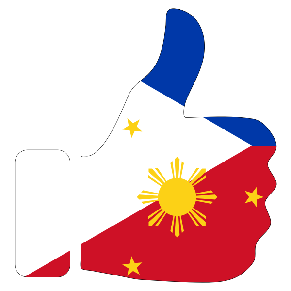 SVG Thumbs Up for Philippines