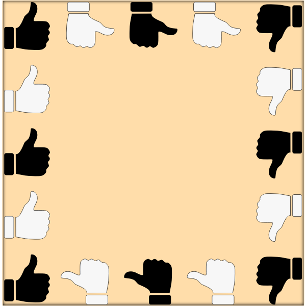 SVG Thumbs-Up frame