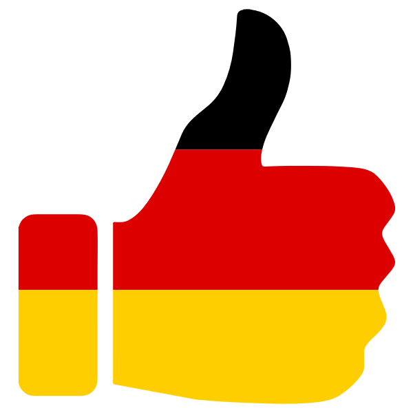 SVG Thumbs Up Germany