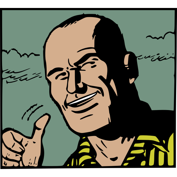 SVG Thumbs up guy
