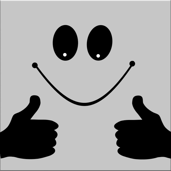 SVG Thumbs up smiley