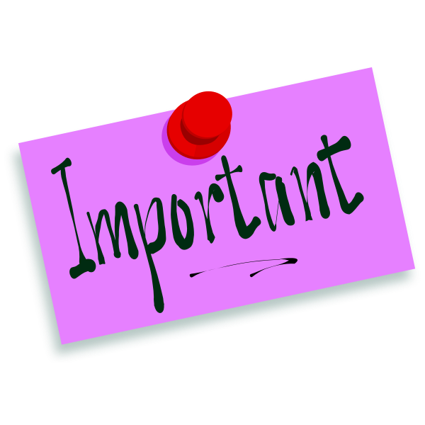 SVG Thumbtack note Important
