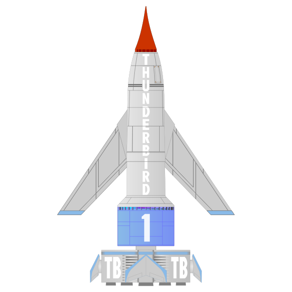 SVG Thunderbird rocket