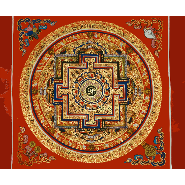 SVG Tibetan mandala