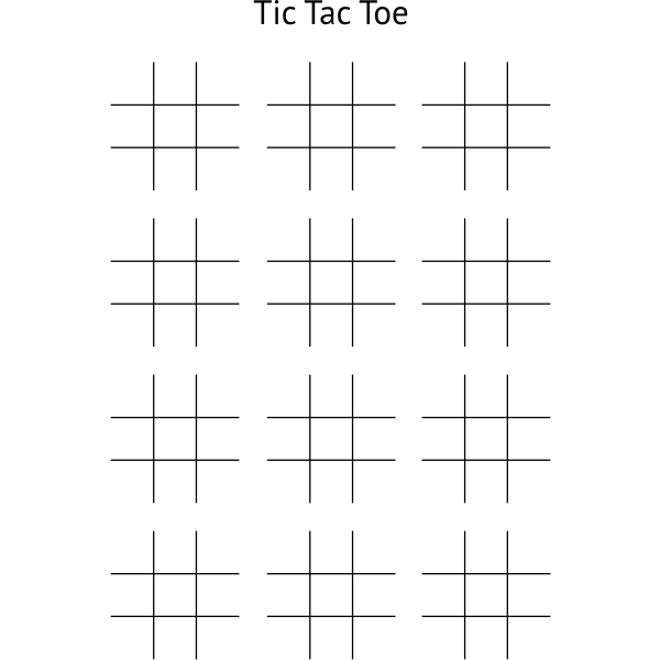 SVG Tic Tac Toe Board