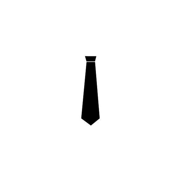 SVG Tie silhouette