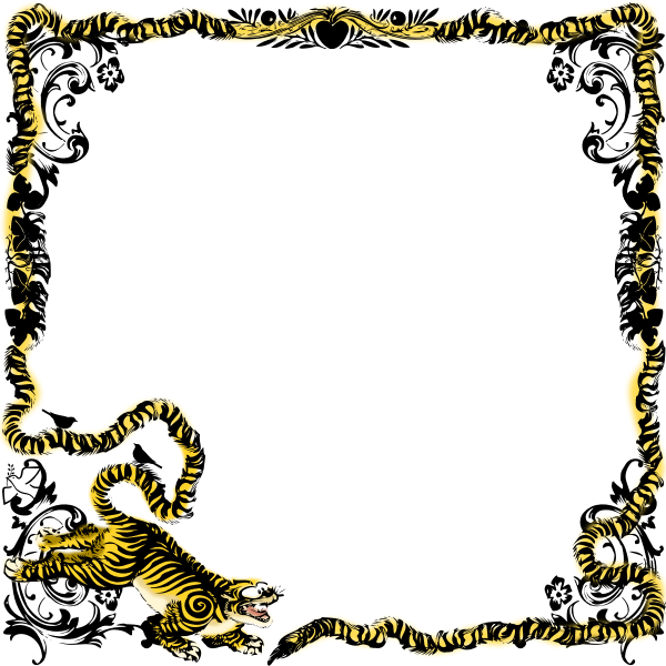 SVG Tiger frame
