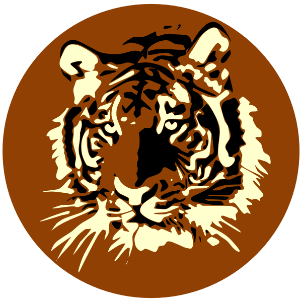 SVG Tiger head