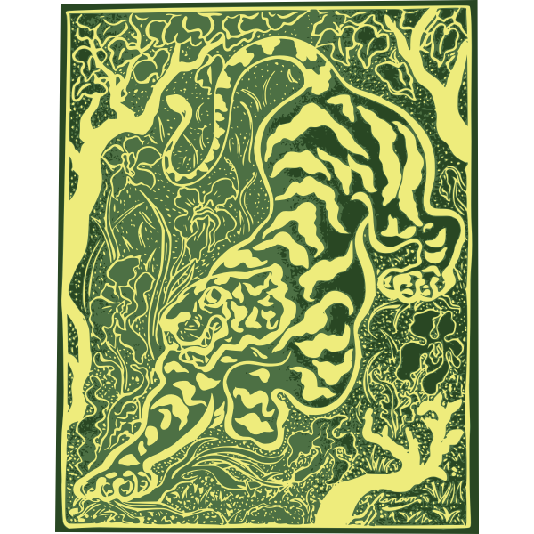 SVG Tiger in the jungle-1574693883