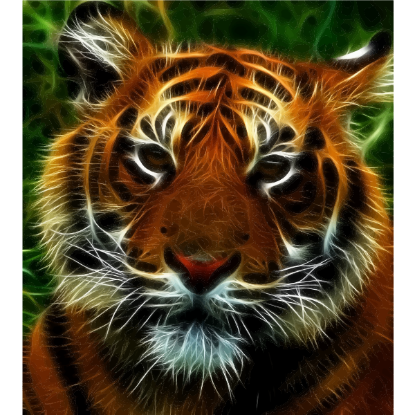 SVG Tiger Tiger Burning Bright