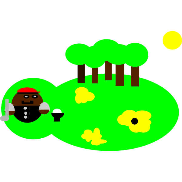 SVG tiger woods