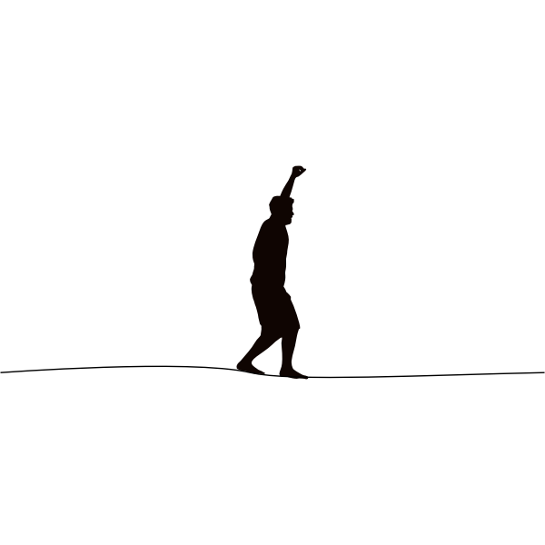 SVG Tightrope Walker