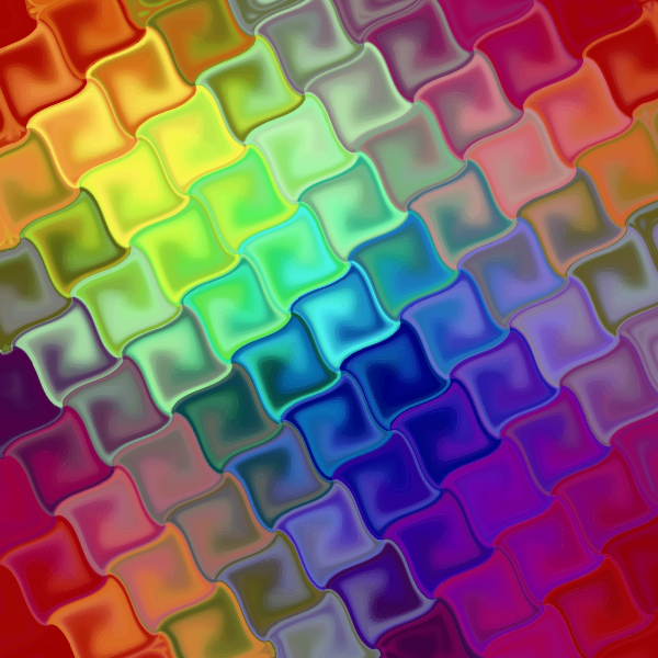 SVG Tile pattern in rainbow colors