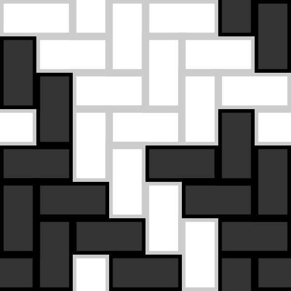 SVG Tiled pattern in white and grey